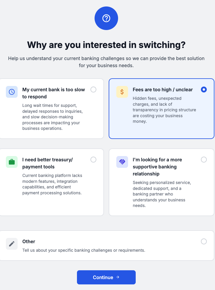 Step 1 – Prospect uploads a statement